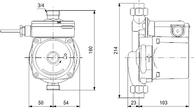 Циркуляционный насос Grundfos UPA 15-90