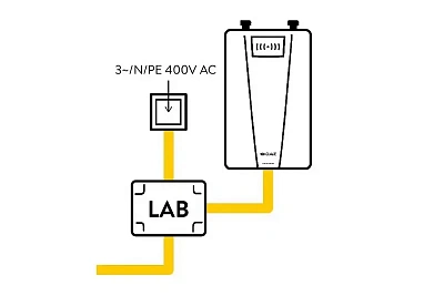 Электрический проточный водонагреватель CLAGE CDX 7-U (2400-26607)