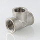 Тройник VALTEC 1/2 внутренняя, никелированная латунь