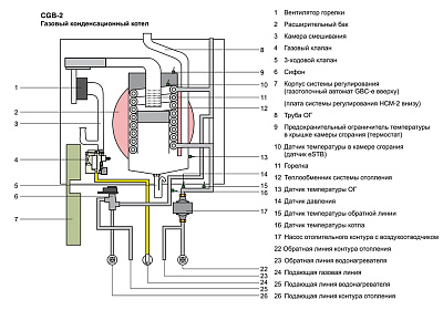 Настенный газовый конденсационный котел отопления Wolf CGB-2 20