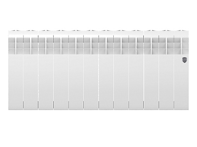 Биметаллический секционный радиатор отопления Royal Thermo Biliner 350 / Bianco Traffico / 12 секций