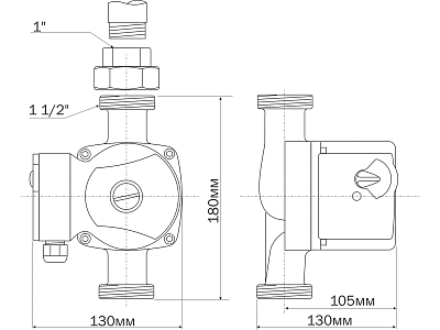 Циркуляционный насос Aquario AC256-180