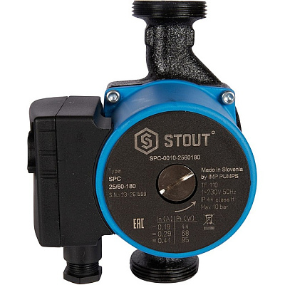 Циркуляционный насос Stout 25/60-180 мм