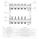 Коллектор Royal Thermo для теплого пола с расходомерами 1х3/4ЕК с 4 контурами